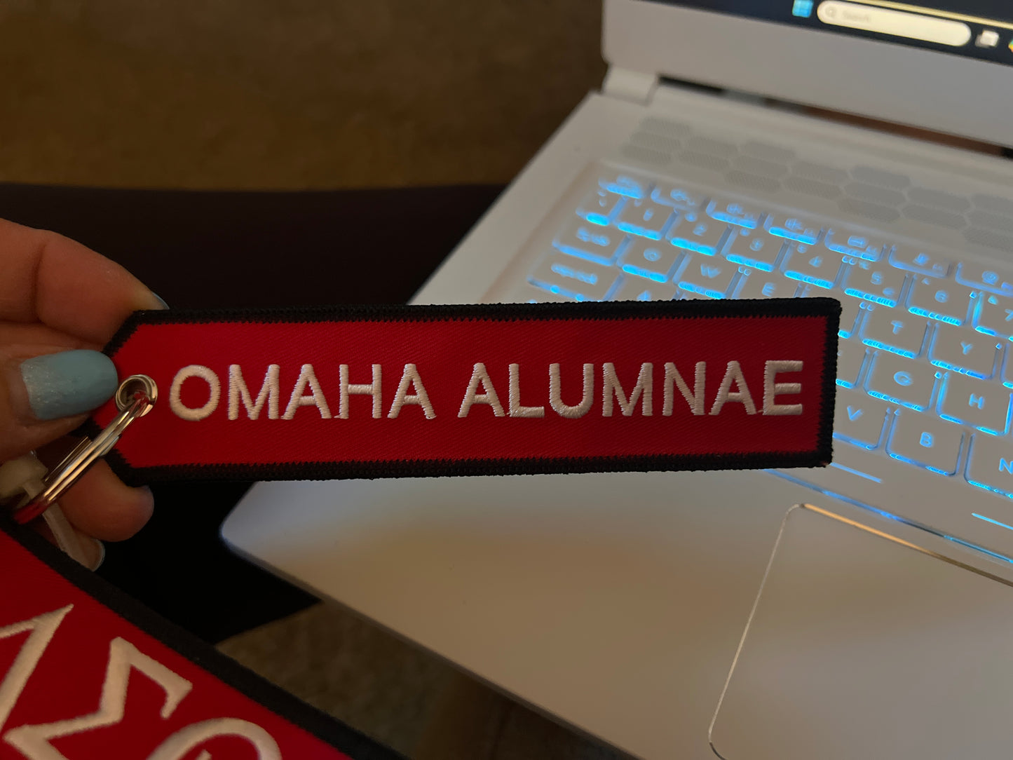 Embroidered Keychain