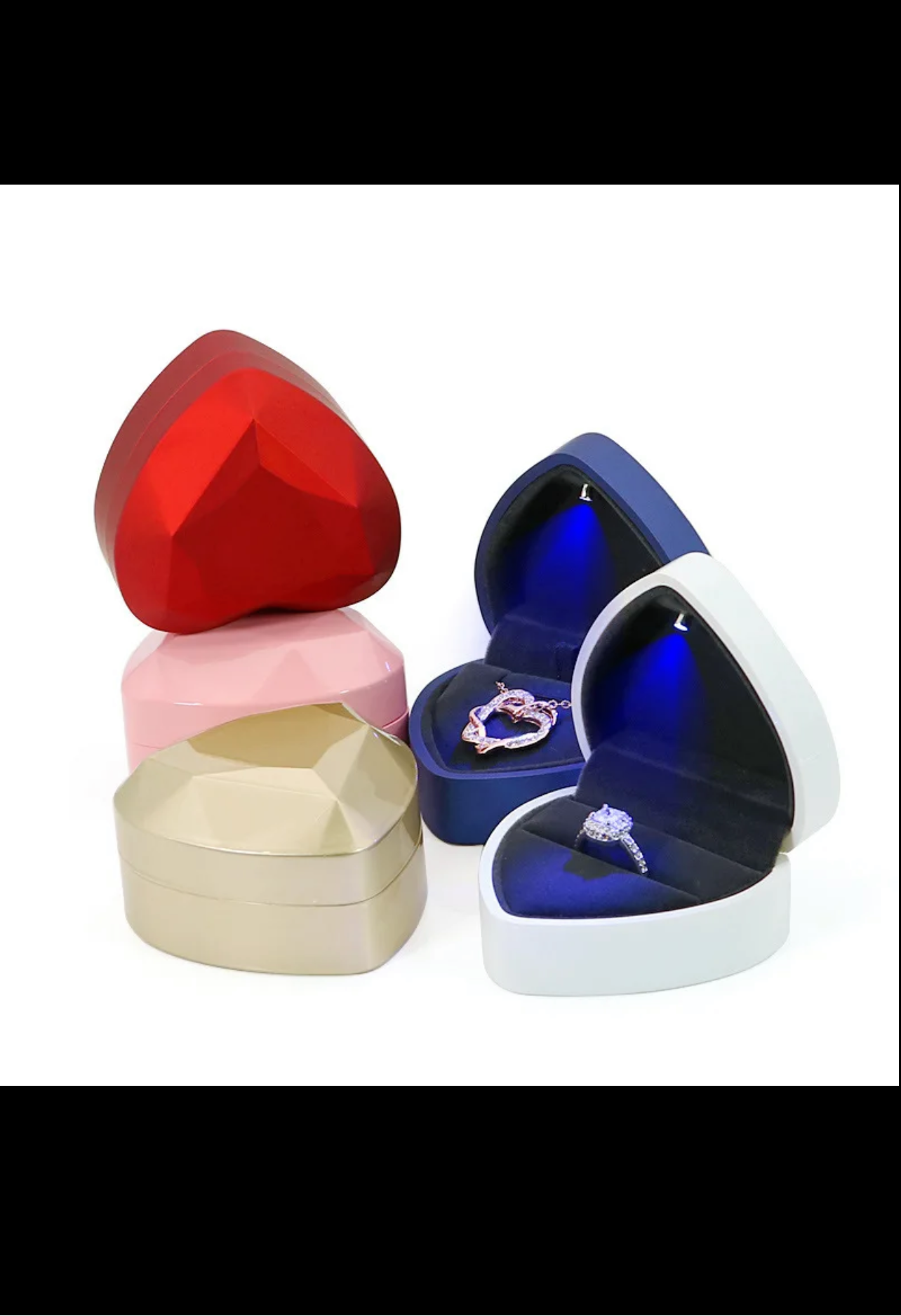 Delta Heart Ring Box