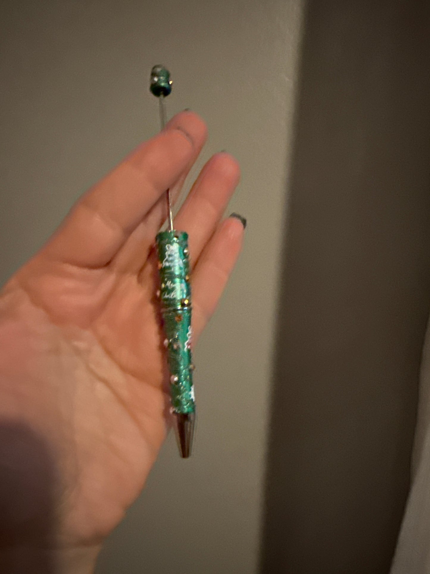 Beadable pens - Christmas edition!