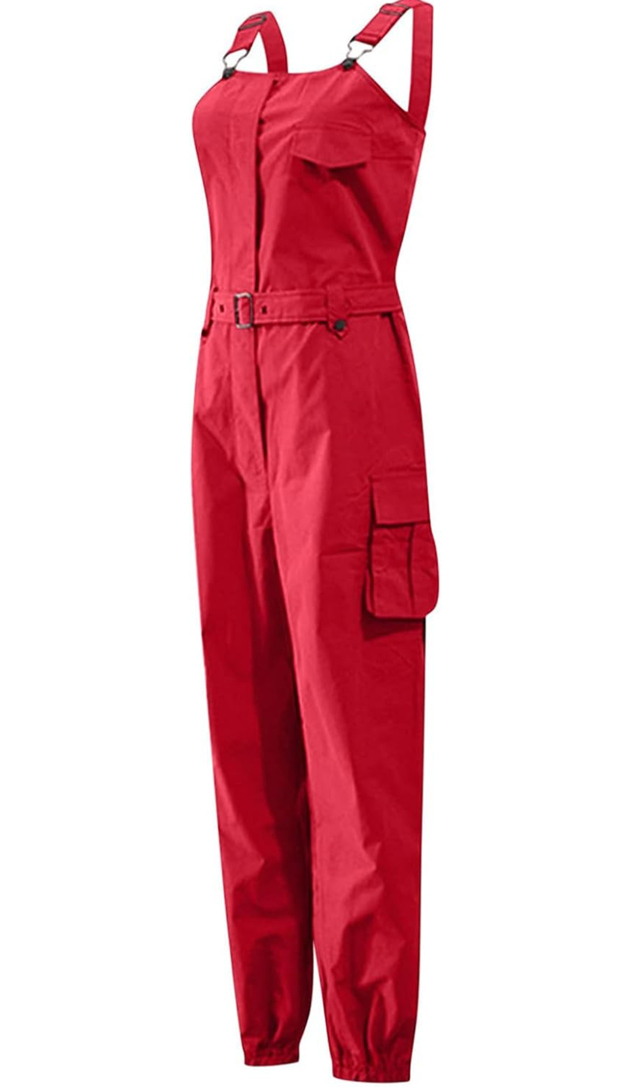 Red one piece jumpsuit