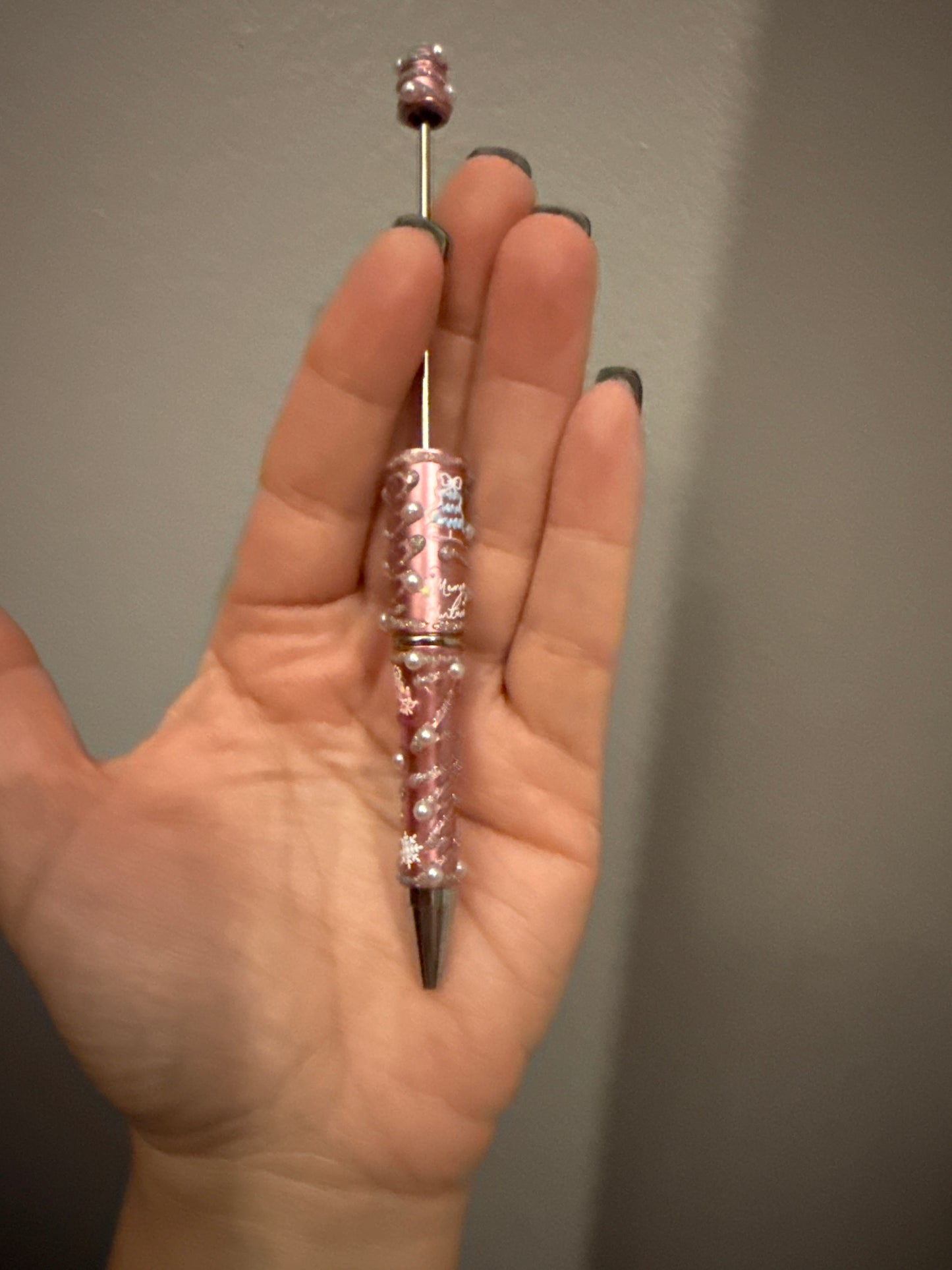 Beadable pens - Christmas edition!