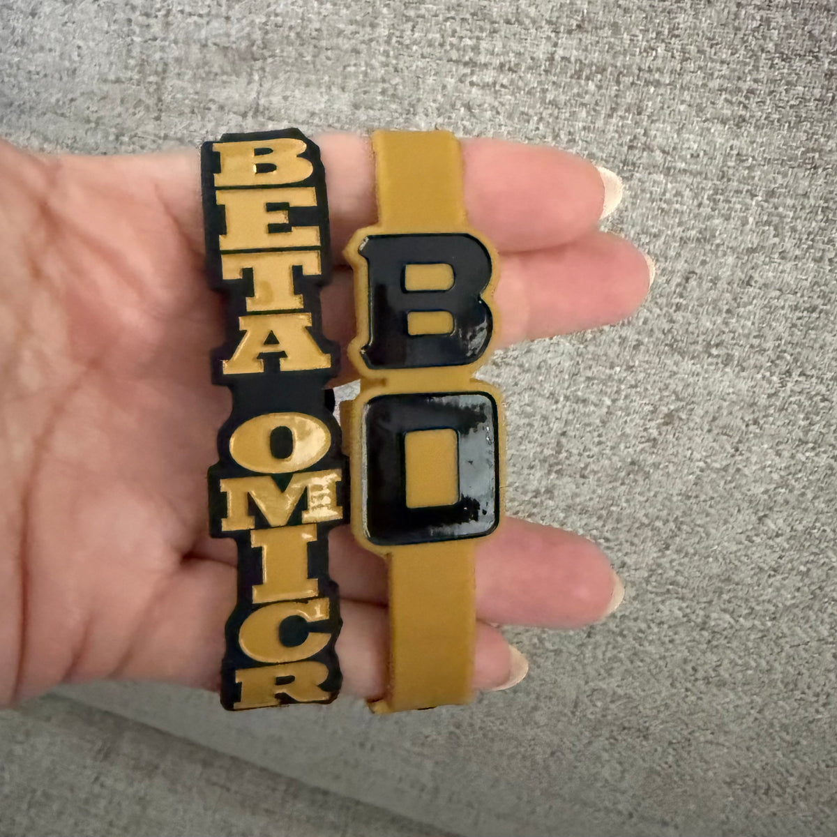 Greek Life Silicone Wristbands