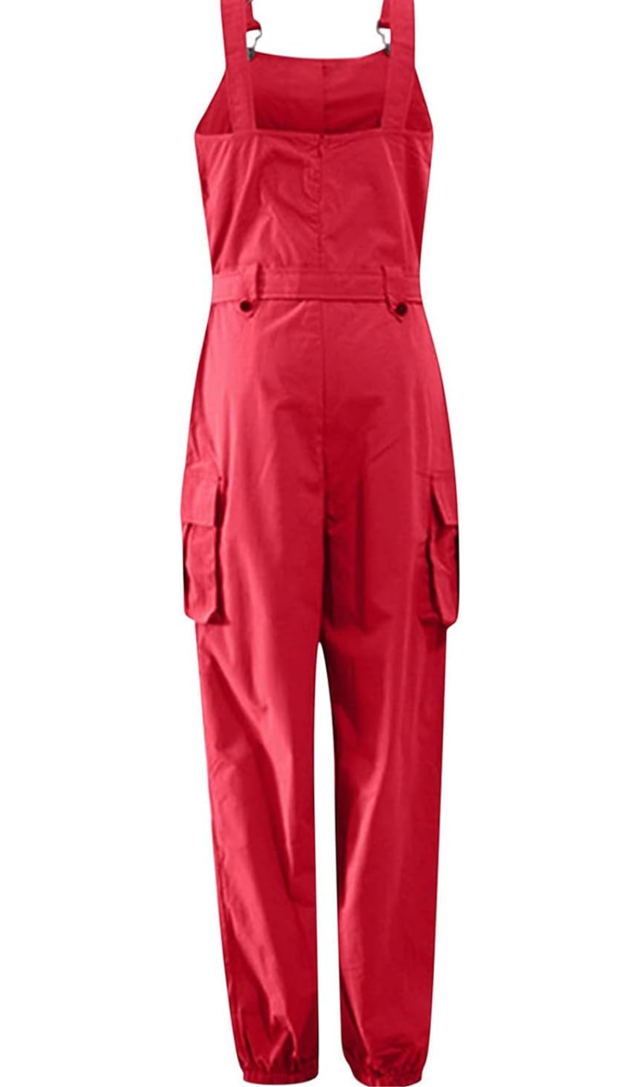 Red one piece jumpsuit