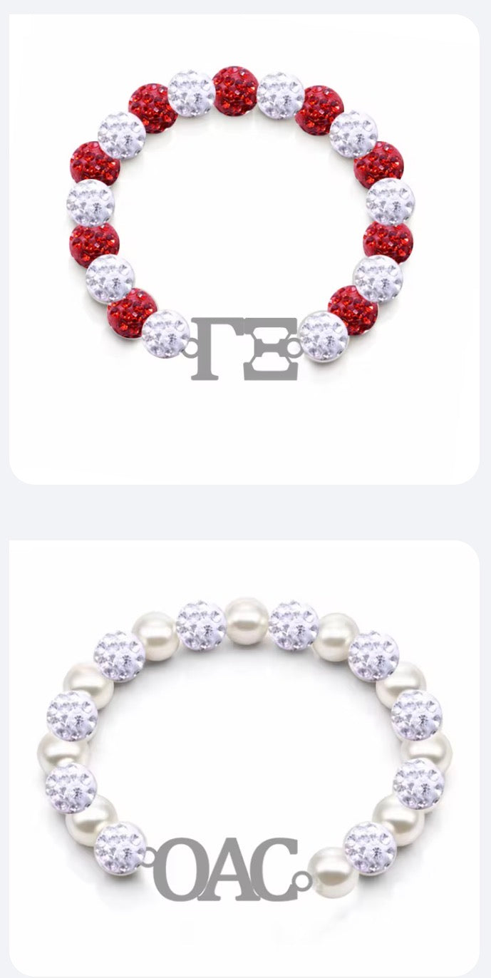 Pearl Sorority Bracelet
