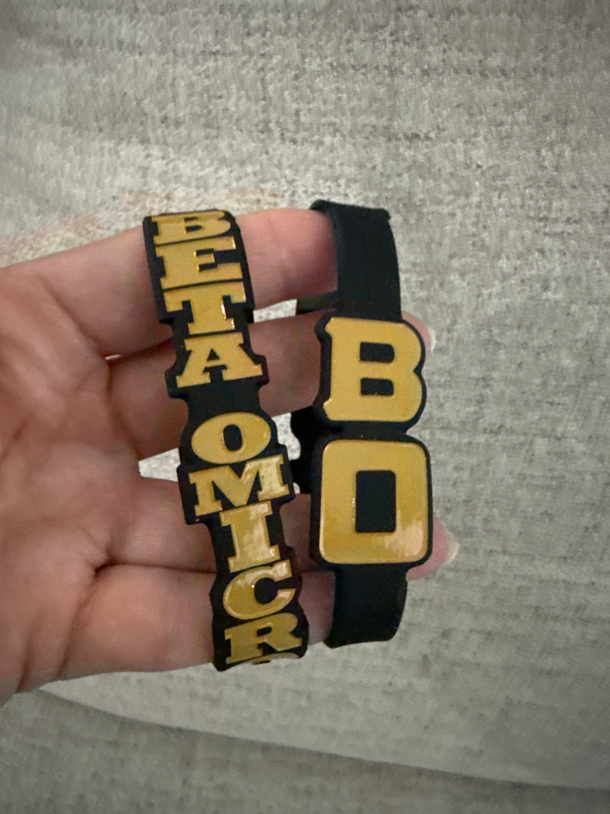 Greek Life Silicone Wristbands