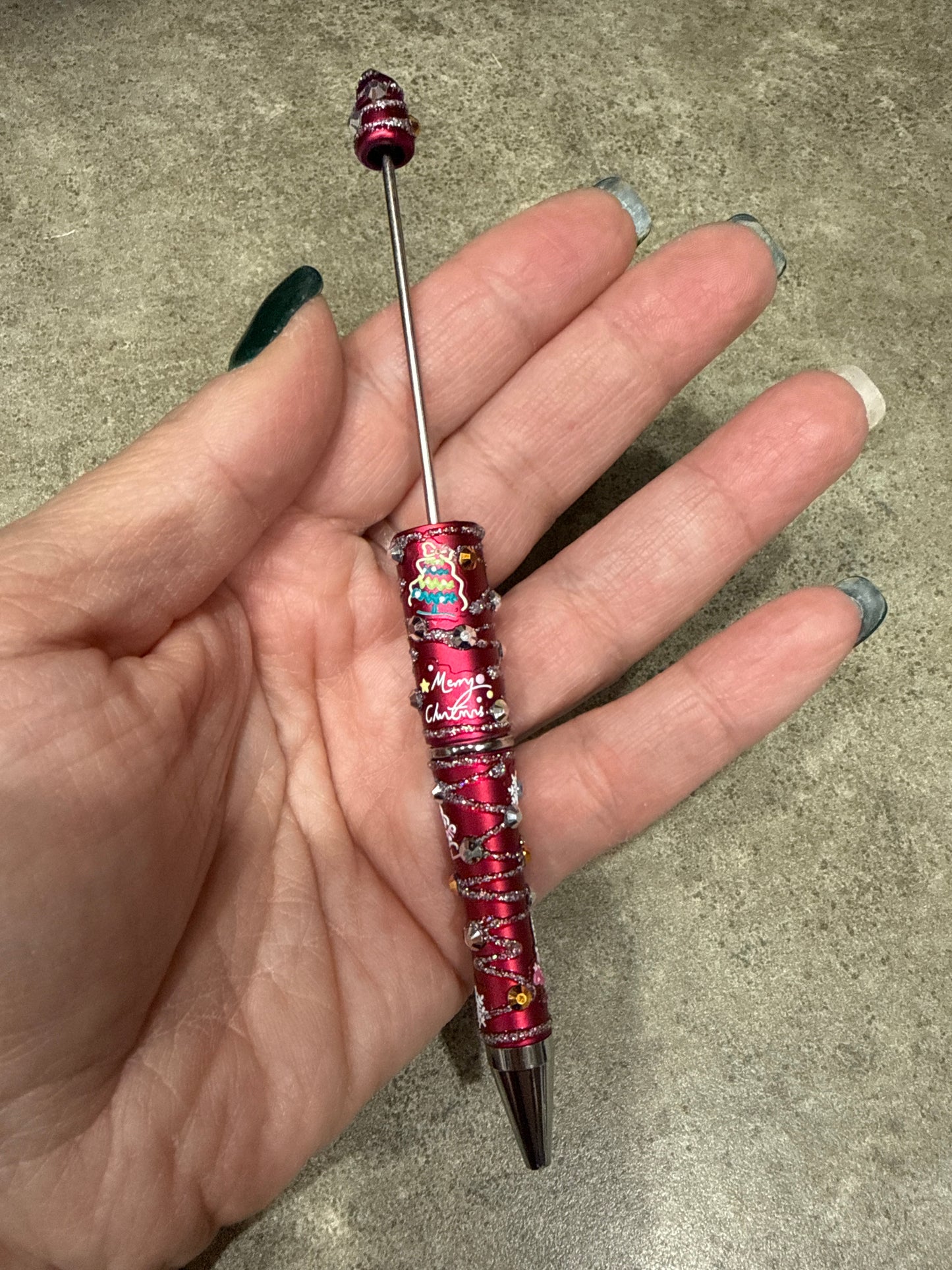 Beadable pens - Christmas edition!