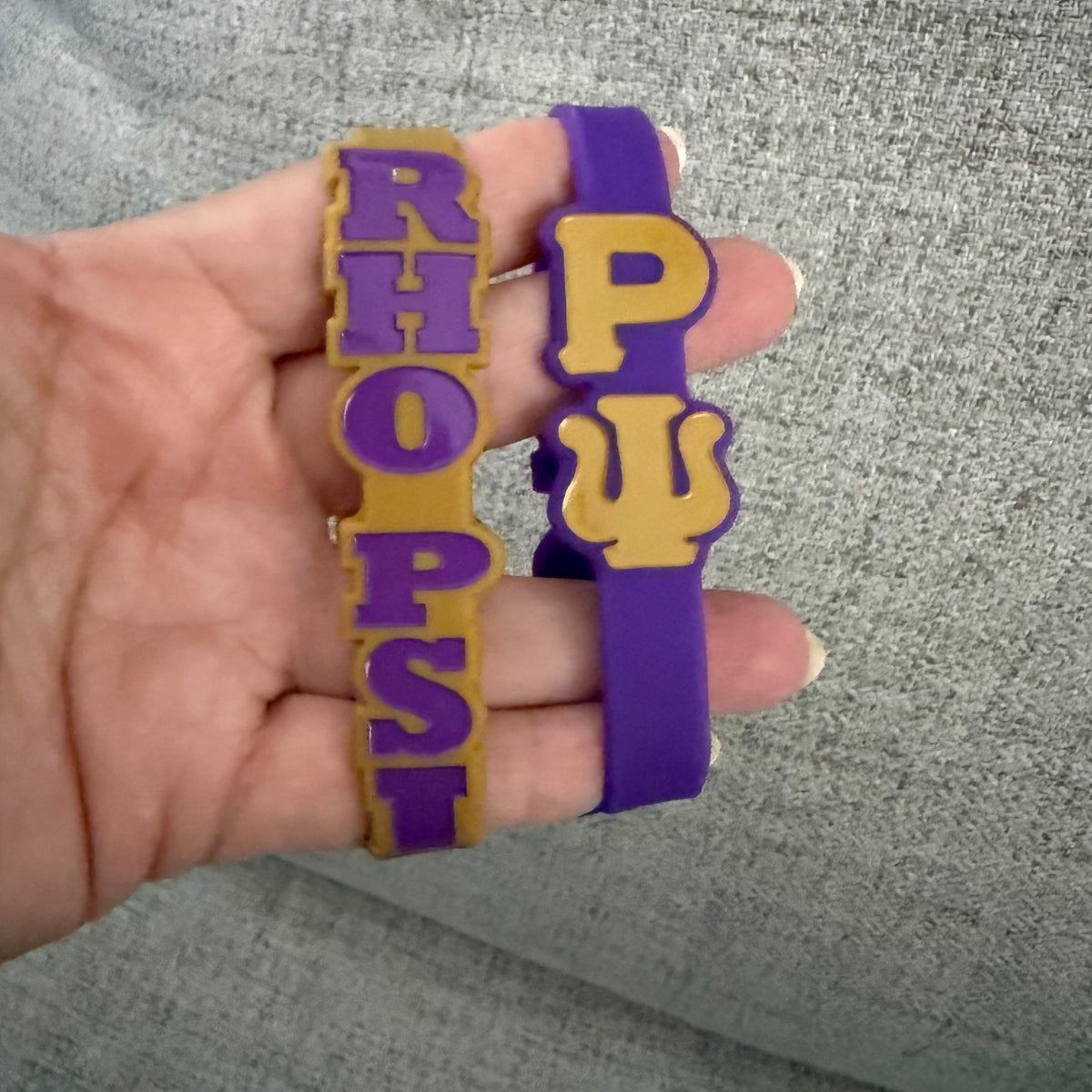 Greek Life Silicone Wristbands