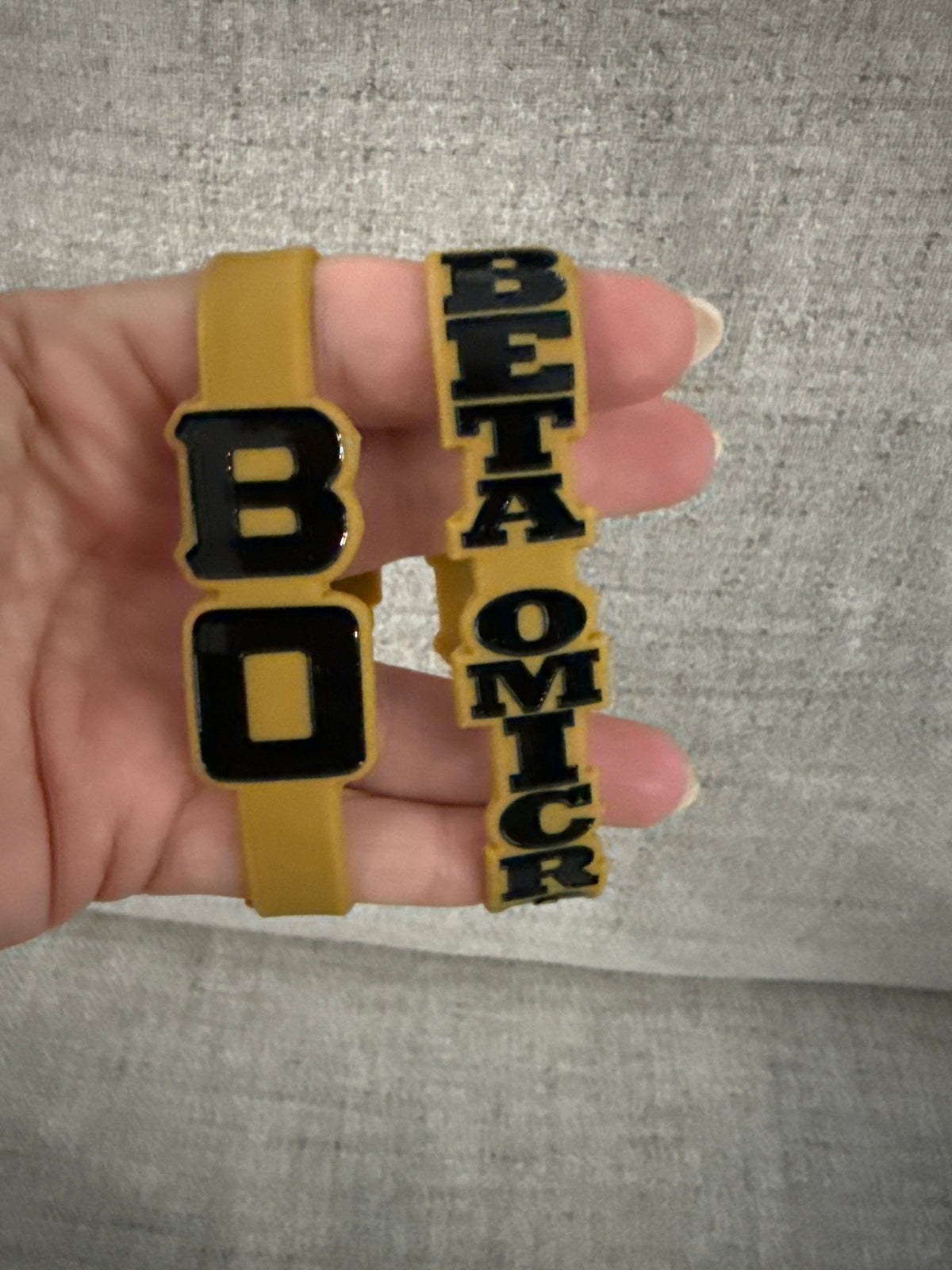 Greek Life Silicone Wristbands
