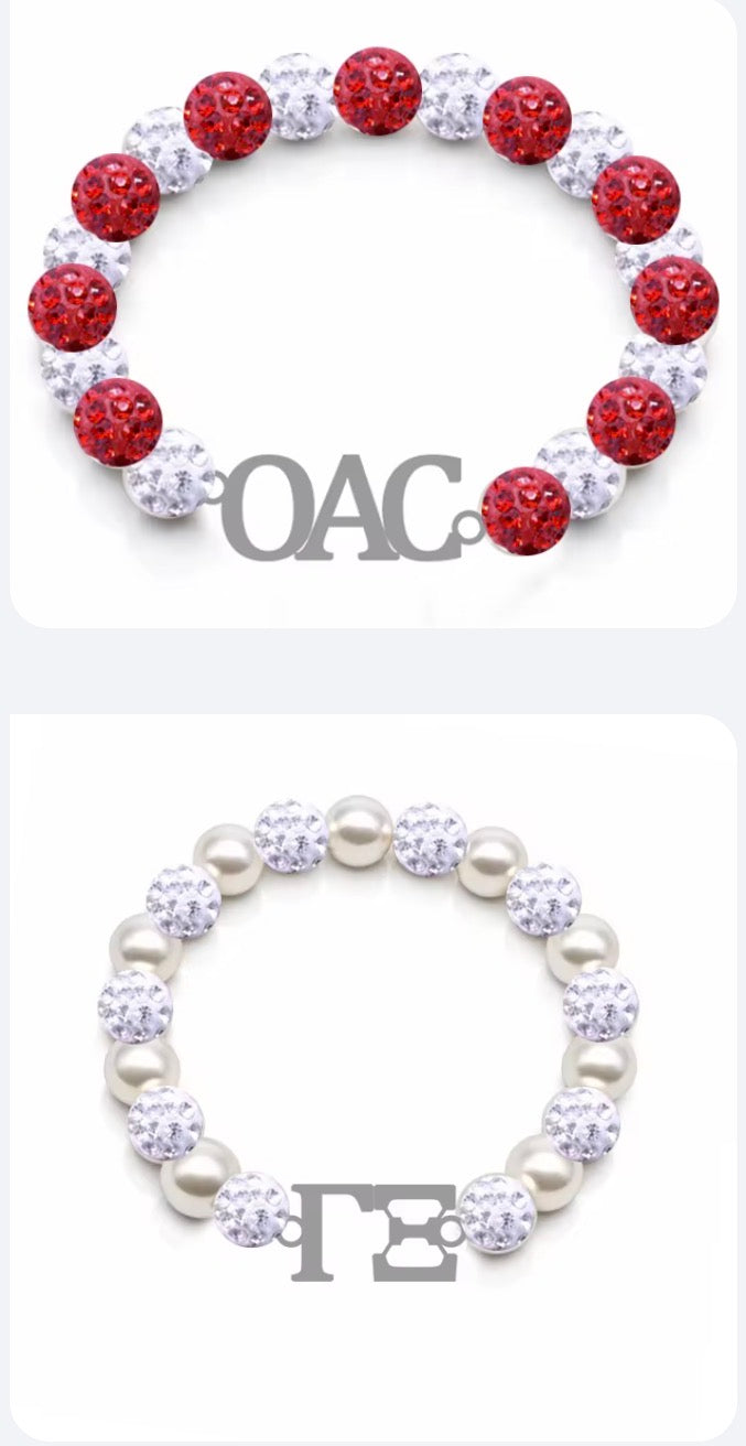 Pearl Sorority Bracelet