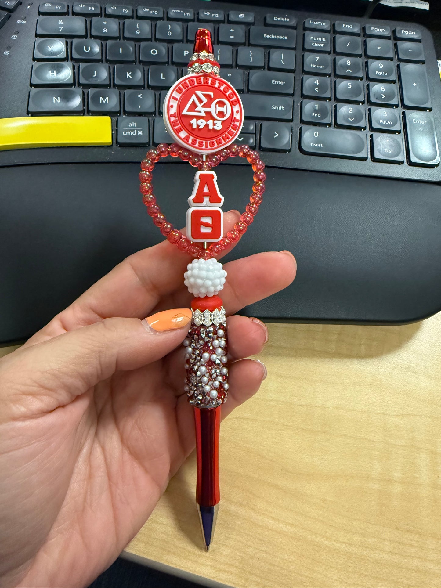 Delta Sigma Theta Beadable Pens