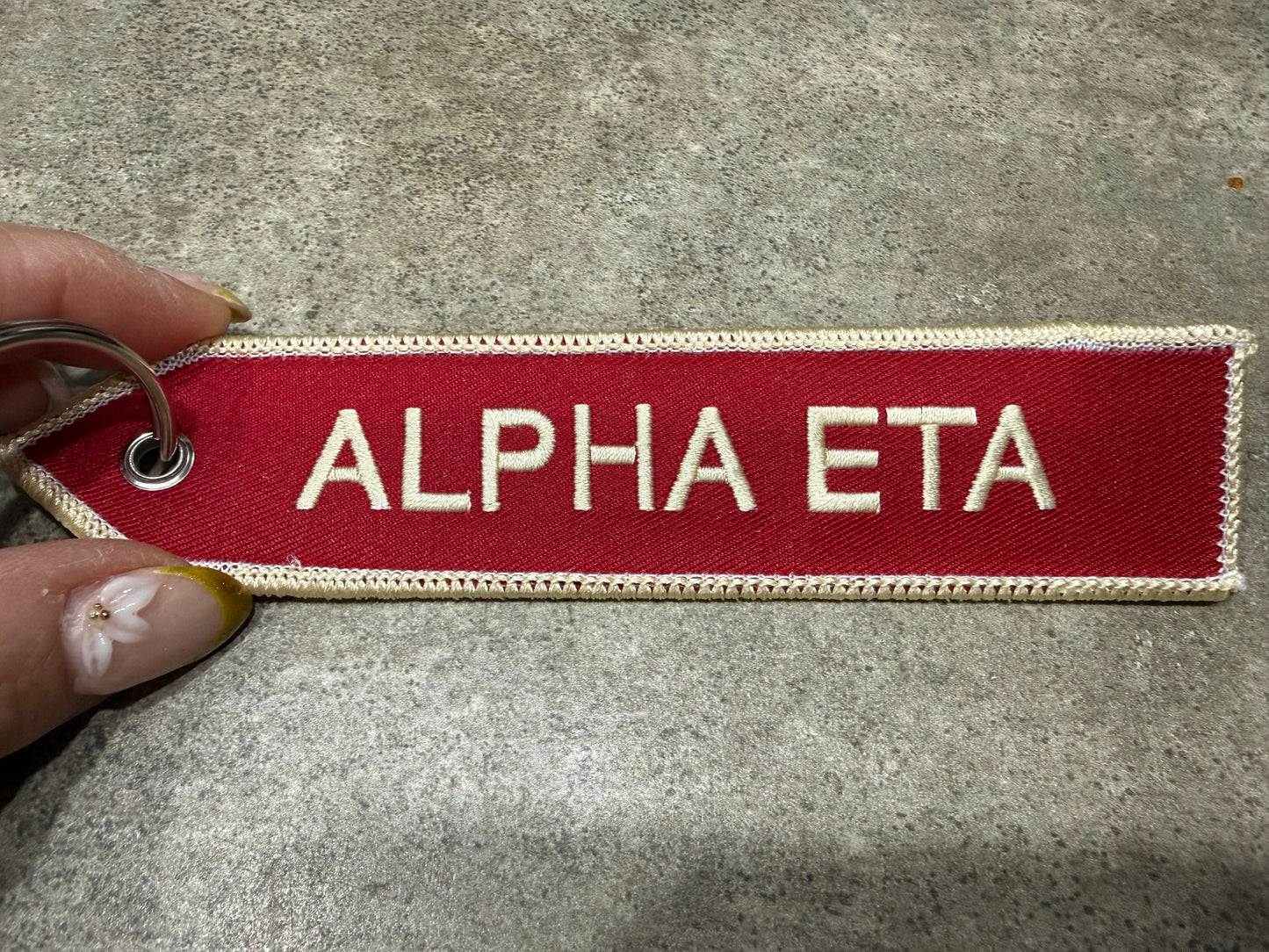 Embroidered Keychain