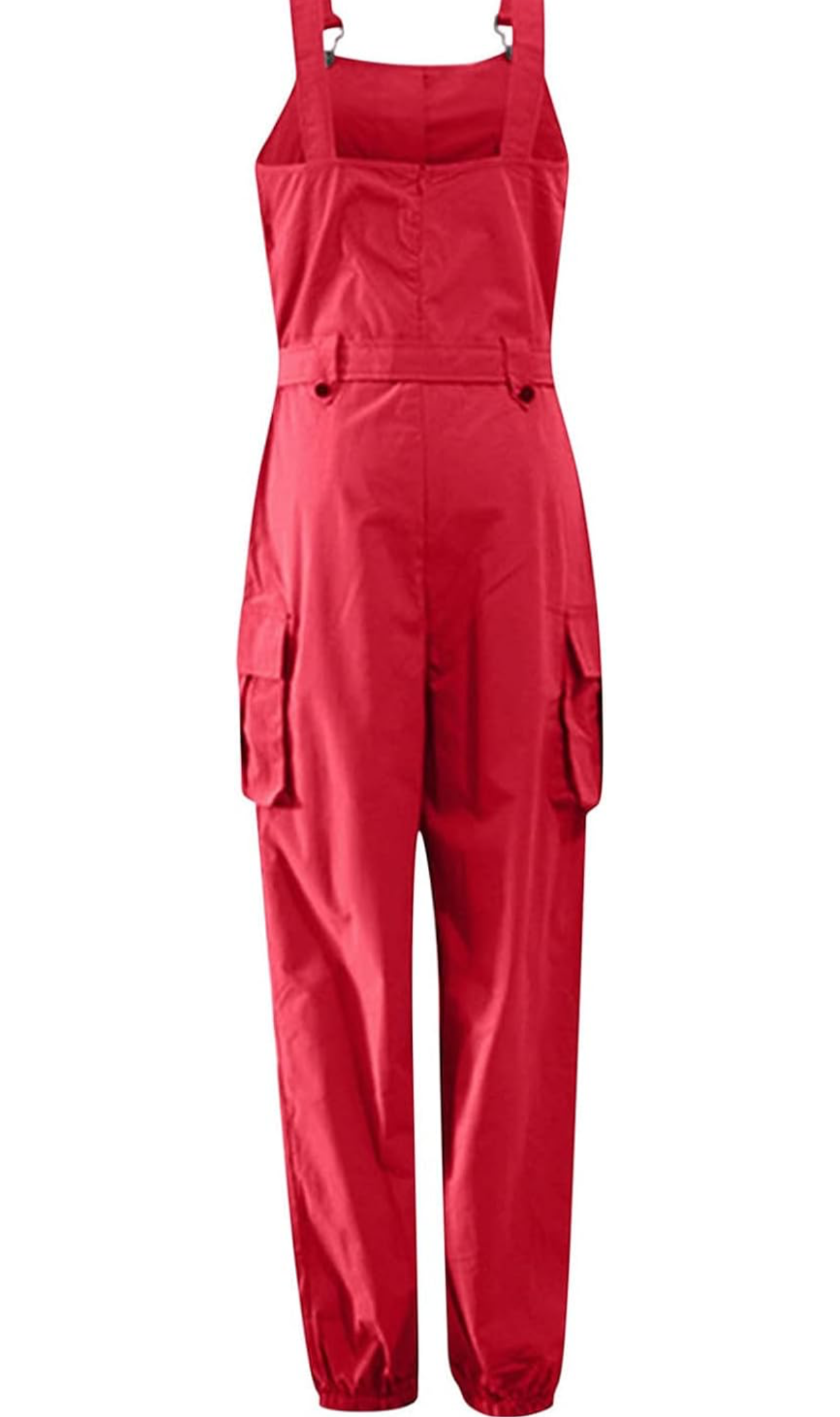 Red one piece jumpsuit