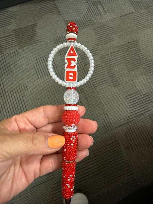 Delta Sigma Theta Beadable Pens