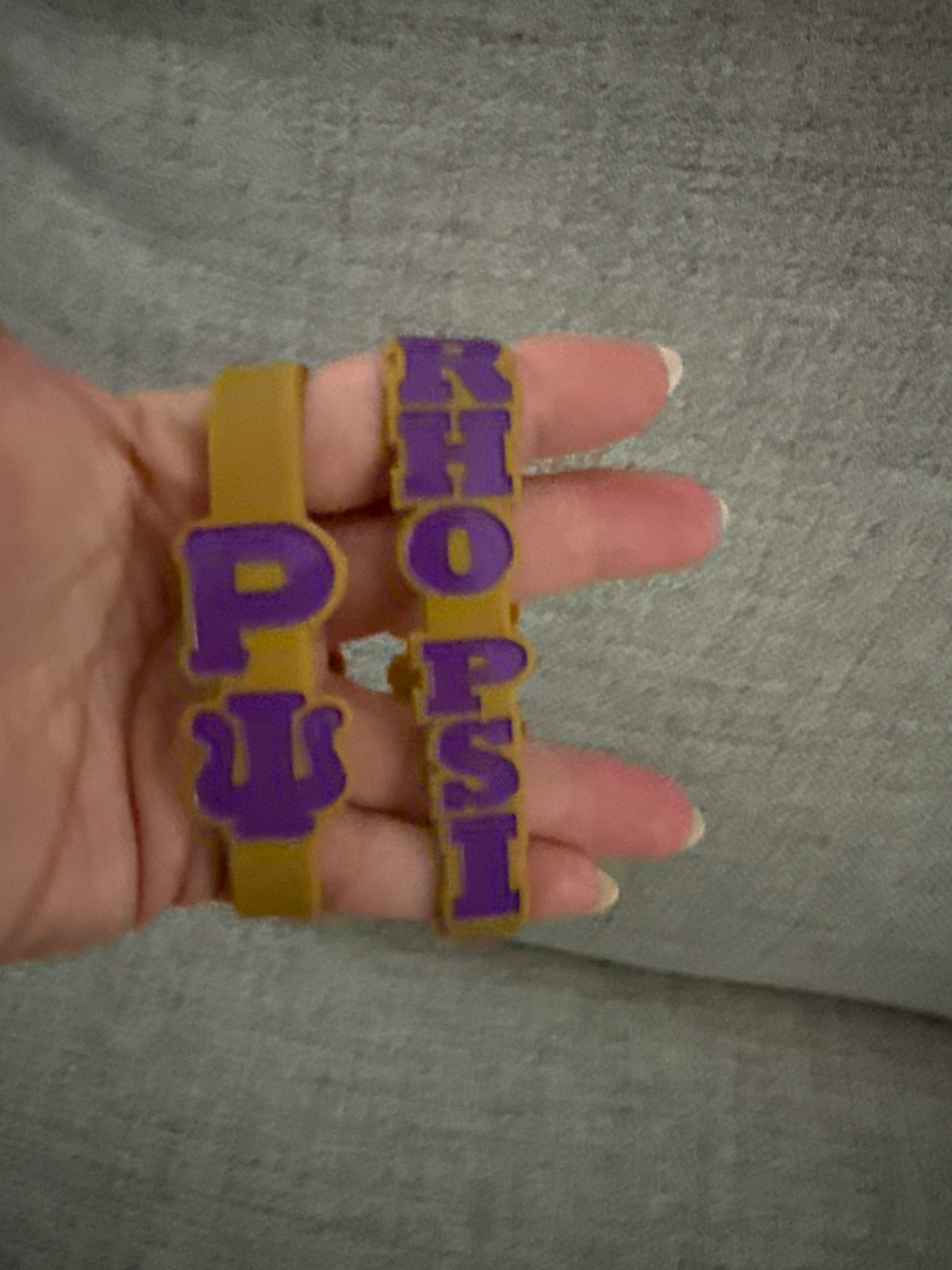 Greek Life Silicone Wristbands