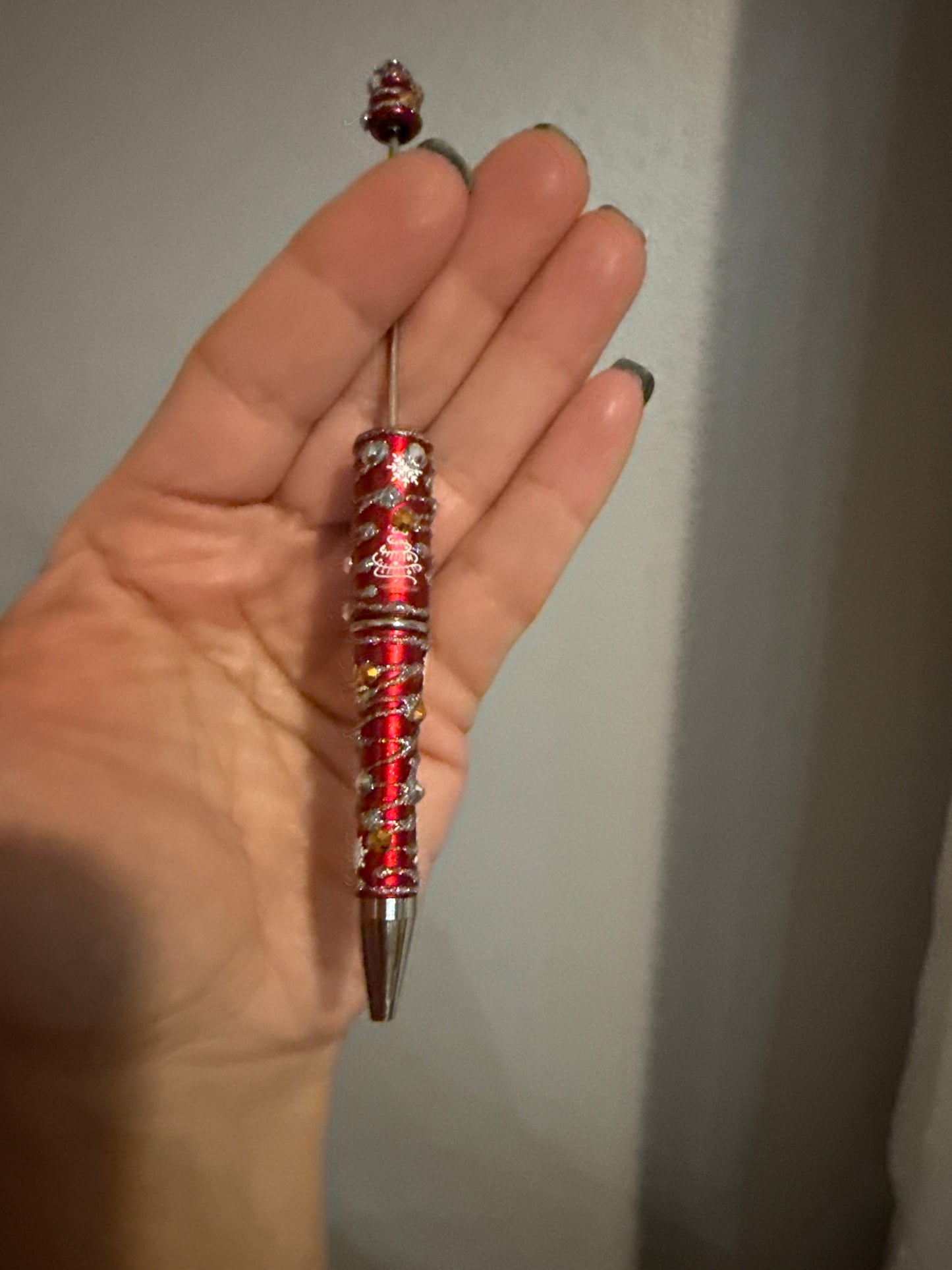 Beadable pens - Christmas edition!