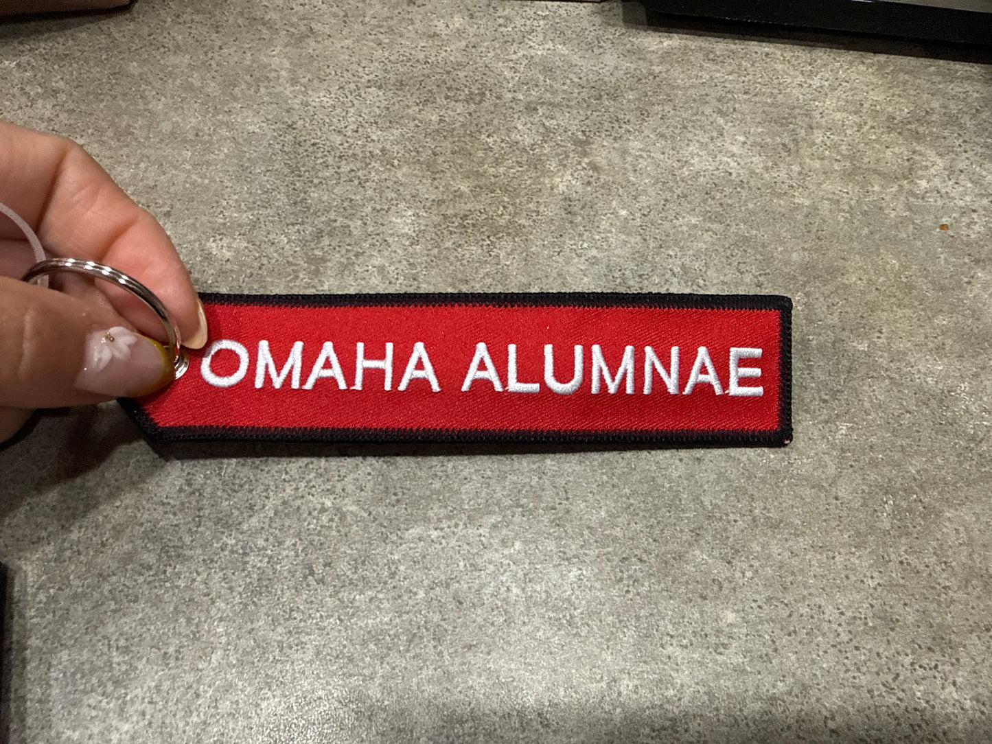 Embroidered Keychain