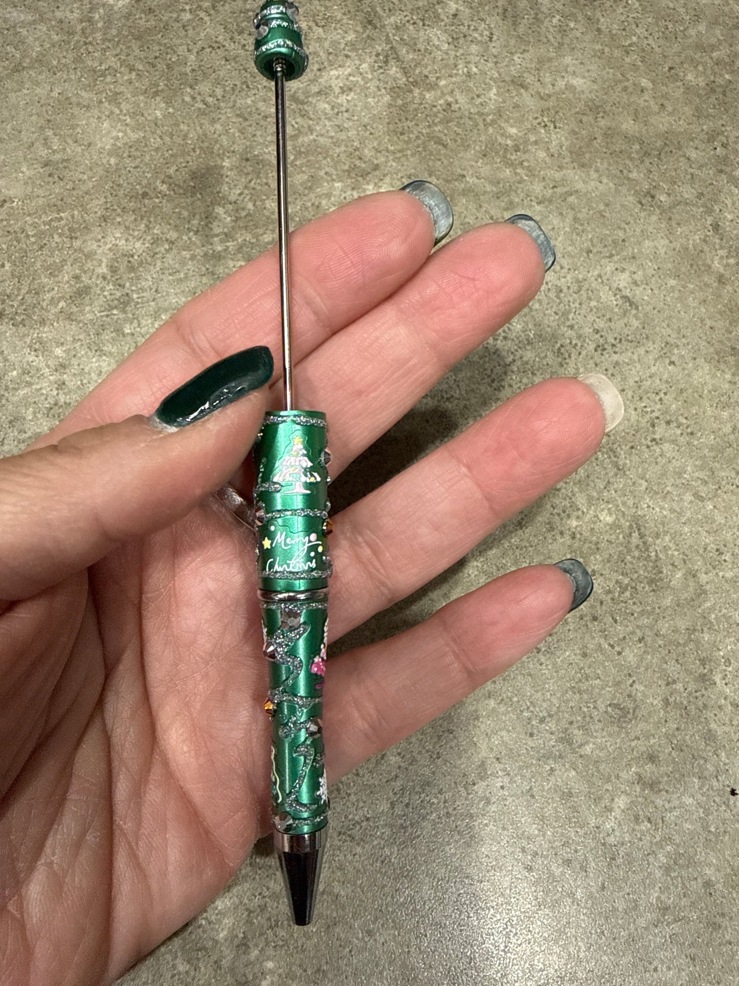 Beadable pens - Christmas edition!