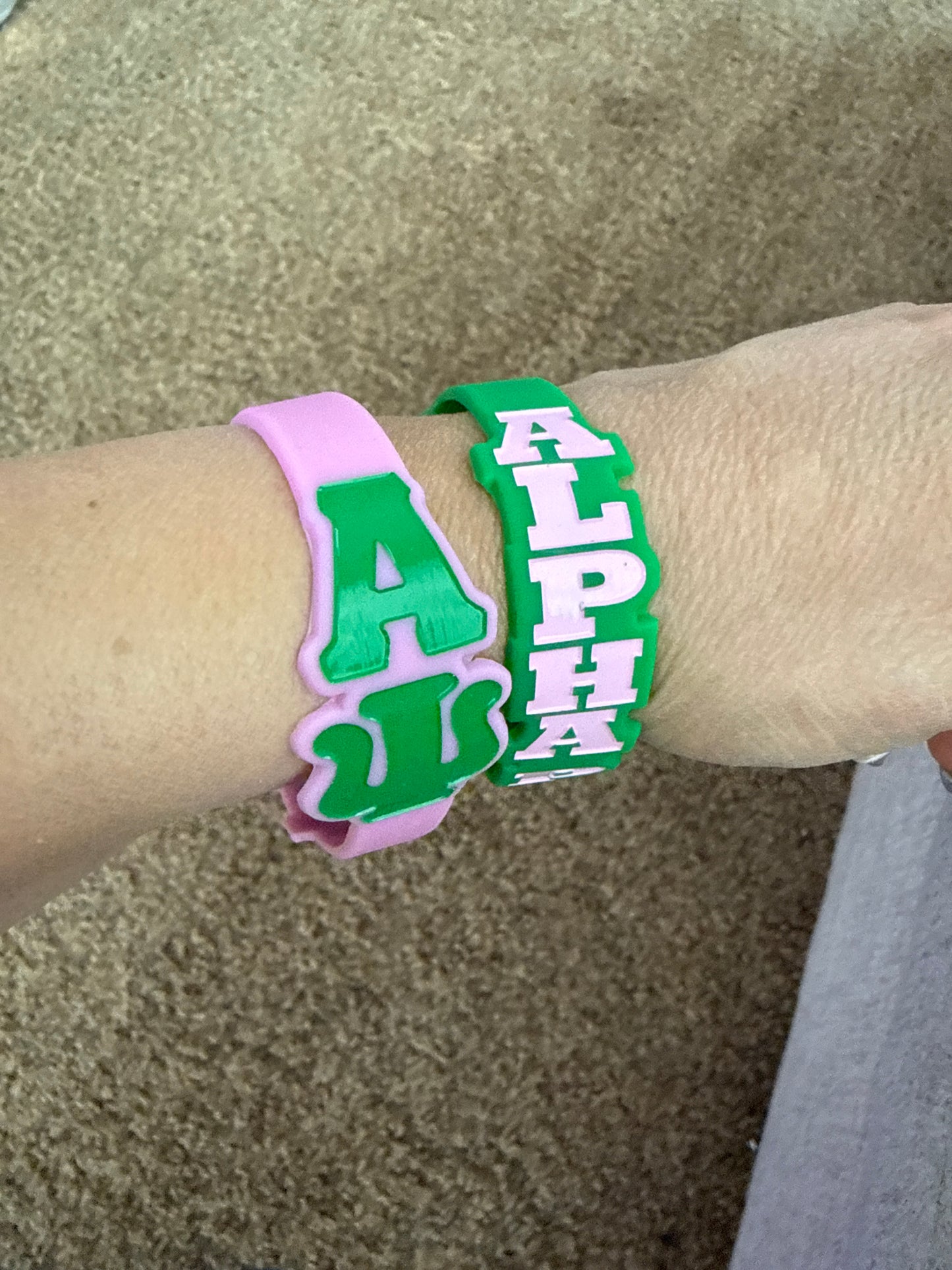 Greek Life Silicone Wristbands