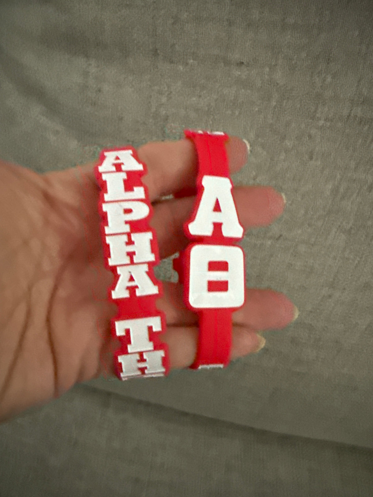 Greek Life Silicone Wristbands