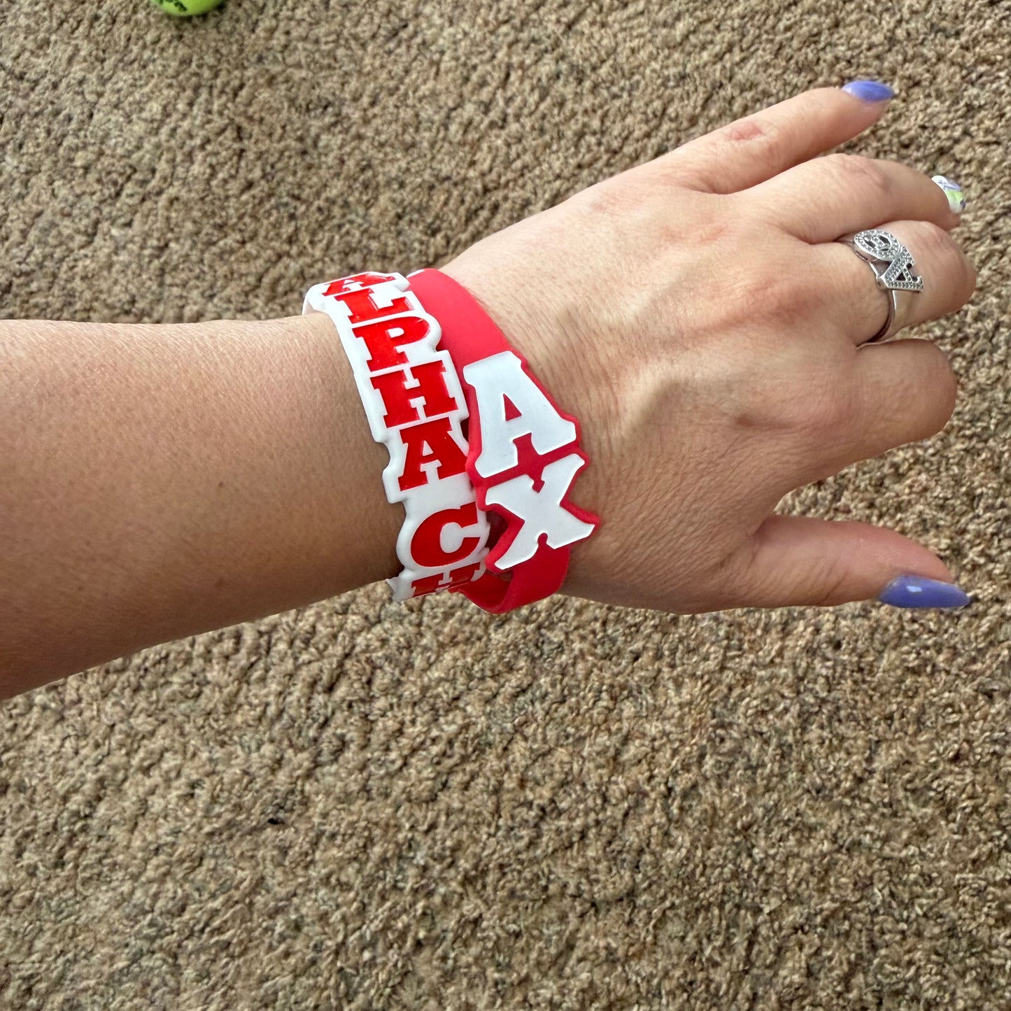 Greek Life Silicone Wristbands