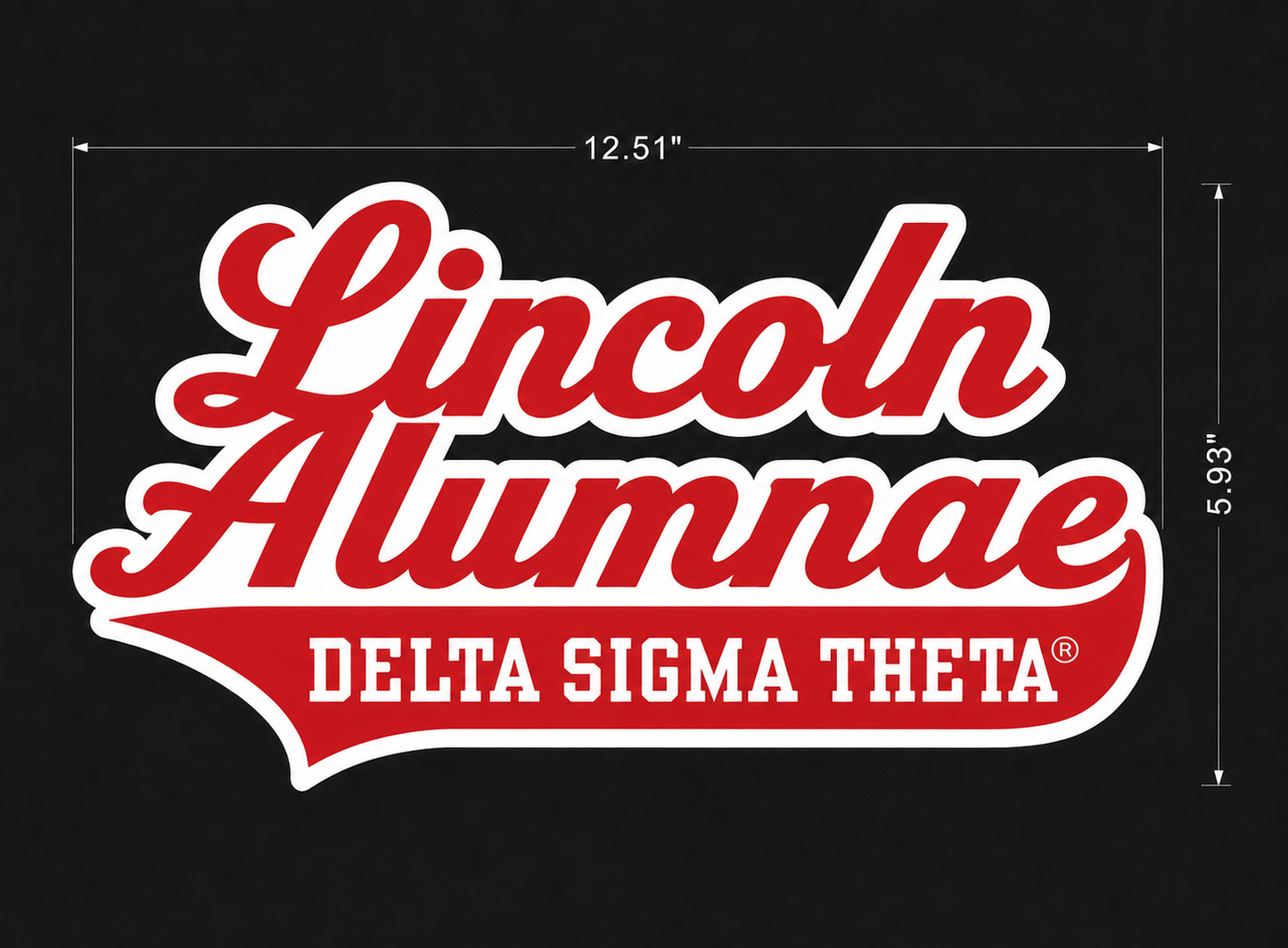 Sorority chapter stickers