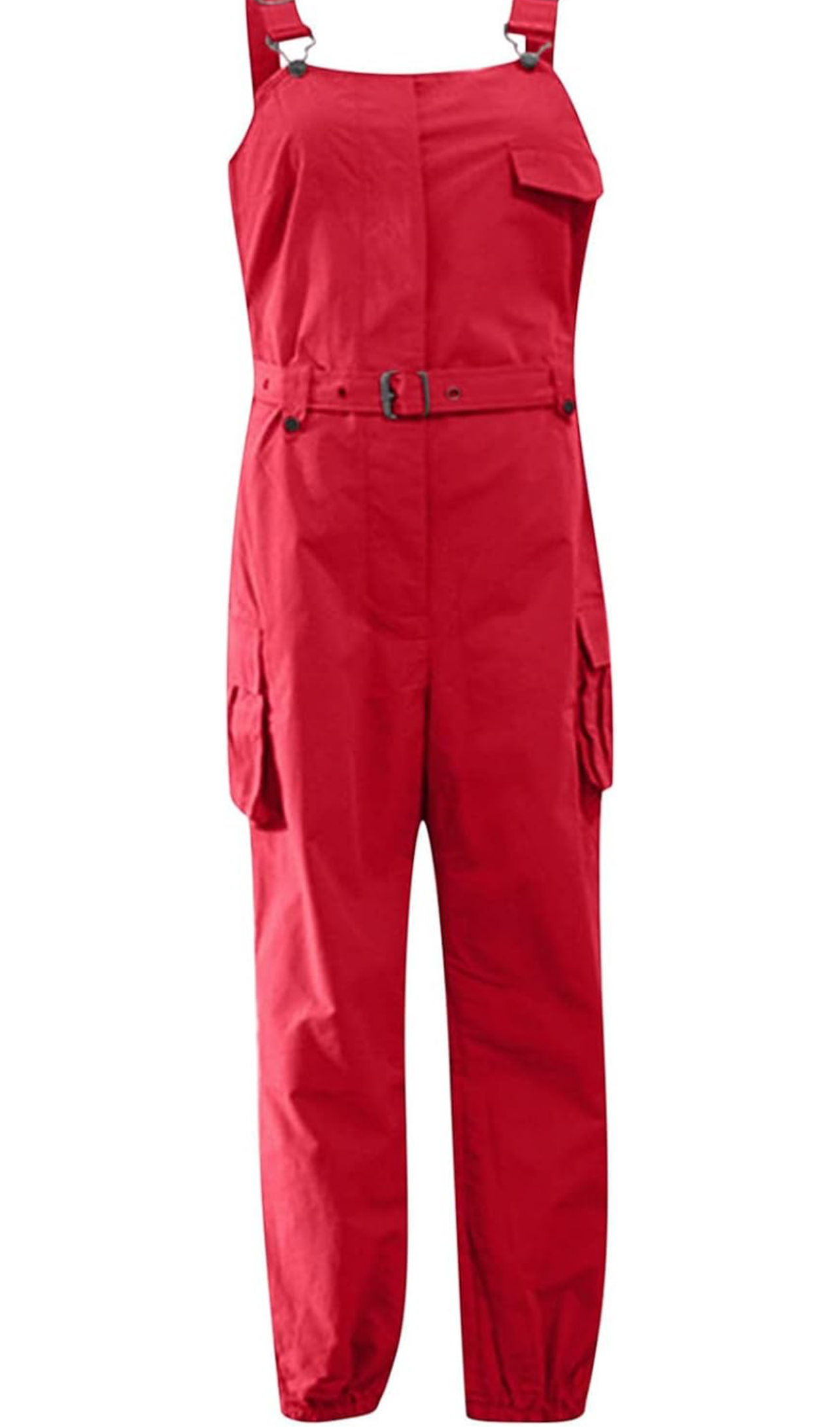 Red one piece jumpsuit