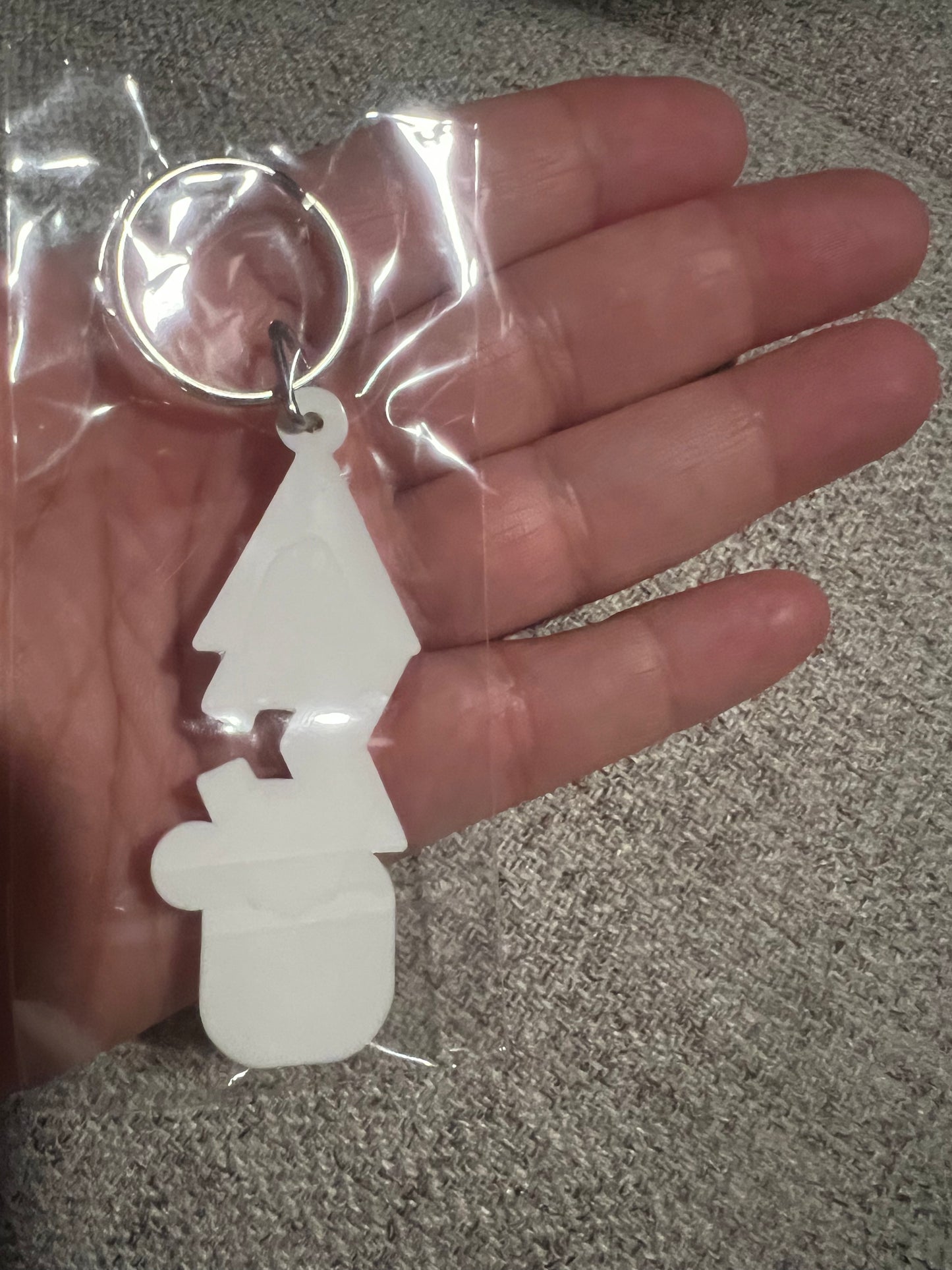 Greek Silicone Keychain