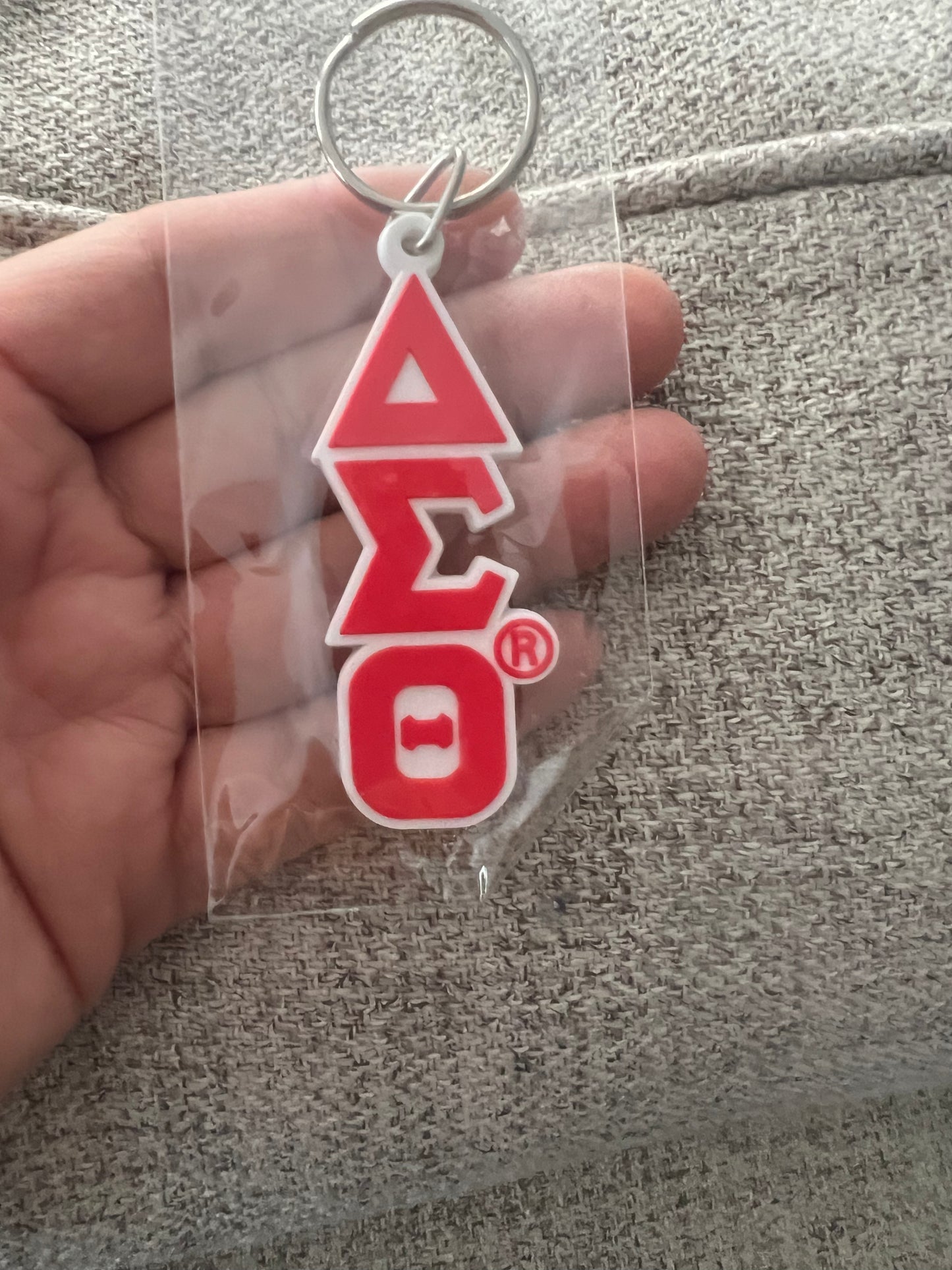 Greek Silicone Keychain