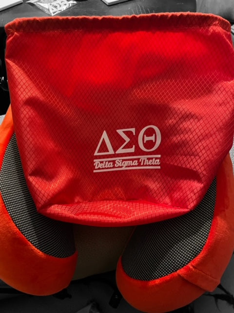 Decorative Pillow Delta Sigma Theta Travel Pillow Delta Sigma